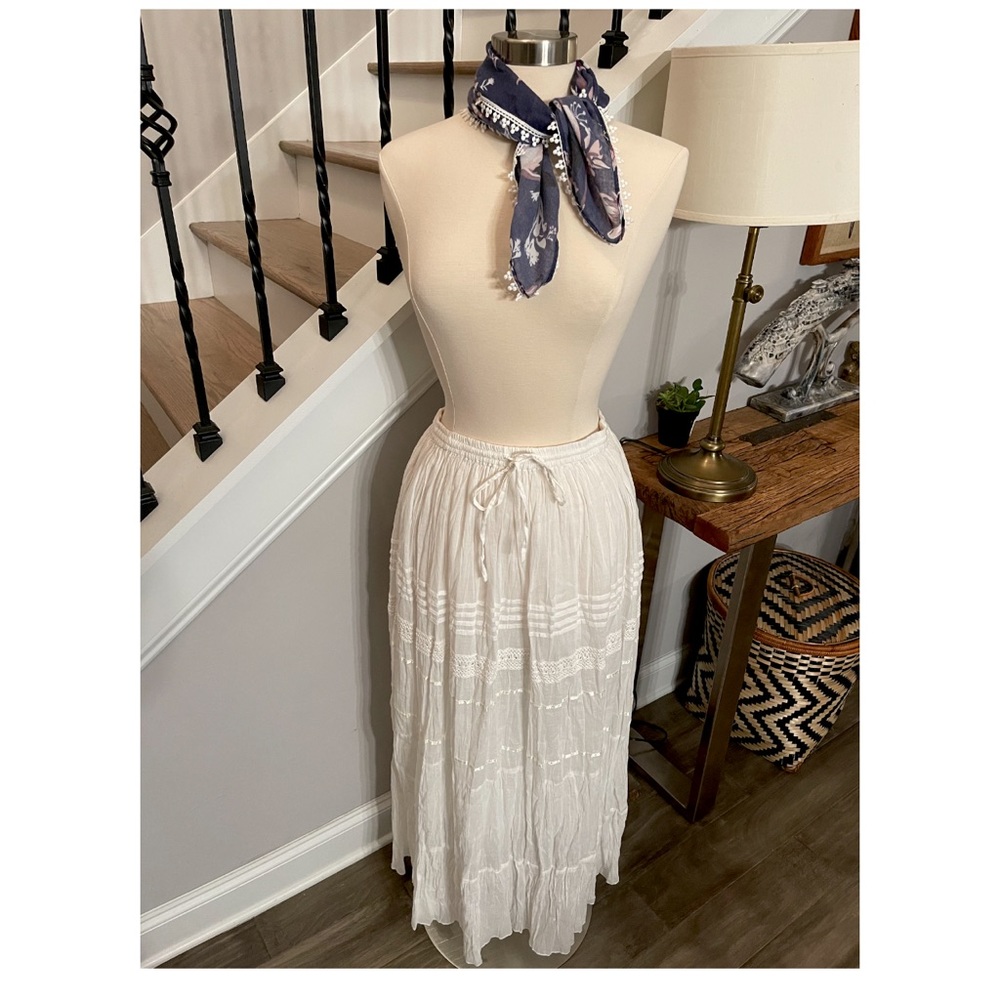 White Maxi Skirt